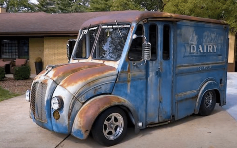 Rust bucket milk truck actually hits 114mph on drag strip