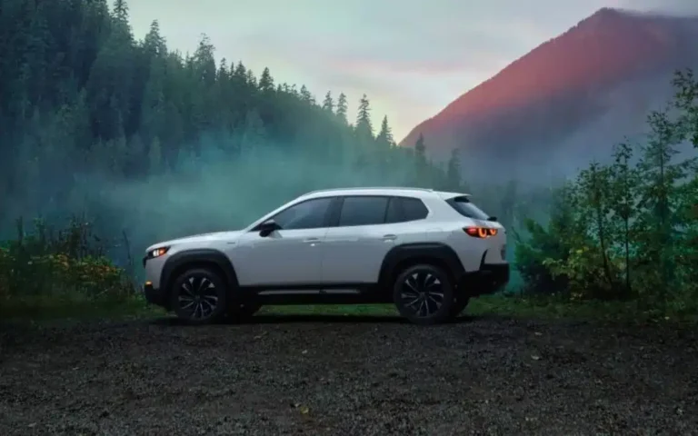 2025 Mazda CX-50 abandoned in car park with plastic intact