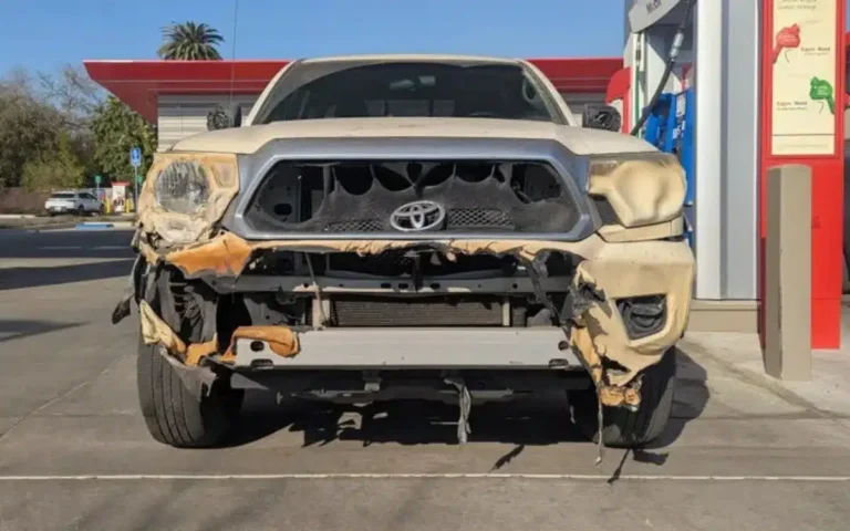 Toyota Tacoma truck survived wildfires proving resilience