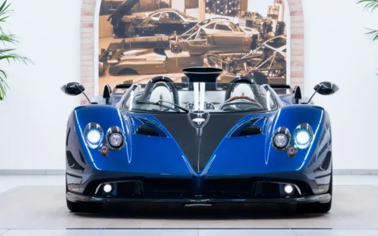 Crashed Pagani Zonda HP Barchetta makes great wall art piece