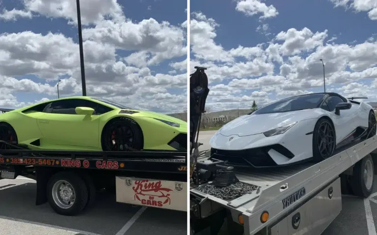 Stolen Lamborghinis caught in plain sight by Wyoming officer