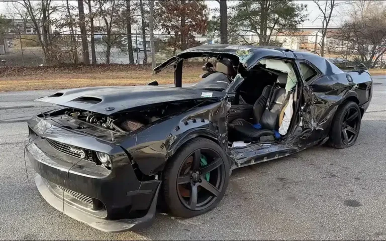 Totaled Dodge Challenger still came with a hefty price tag