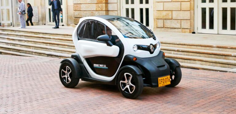 Man goes viral for showing off the smallest electric car