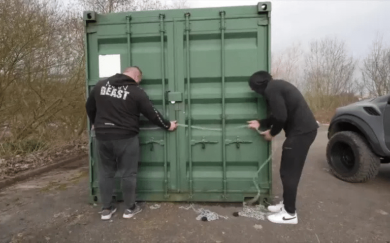 Eddie Hall bought $17K mystery container and found luxe car